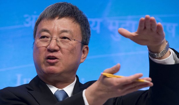 Min Zhu, Deputy Managing Director of the International Monetary Fund (IMF) discusses frontier economies during a seminar discussion on emerging markets at IMF Headquarters during the annual  World Bank - International Monetary Fund (IMF) meetings in Washi