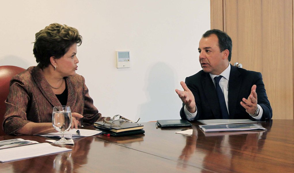 21/10/2011; Brasília; Governador Sérgio Cabral na Audiência com a Presidenta da República Dilma Rousseff e o Presidente da MAN Latin America, Sr. Roberto Cortes; Fotos: Carlos Magno