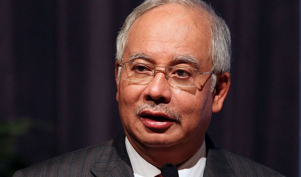 Najib Razak, Malaysia's prime minister, delivers the sixth progress update on the Economic Transformation Program (ETP), in Kuala Lumpur, Malaysia, on Monday, June 13, 2011. Malaysia's government announced new private sector-led projects in the healthcare