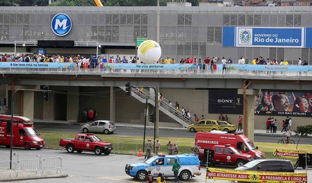 Chegada dos torcedores para assistir a partida da Russia x Bélgica, no Maracanã.