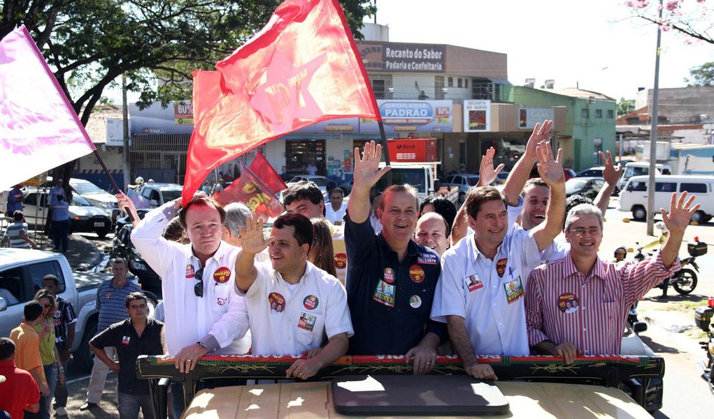 Paulo e Maguito fazem campanha conjunta