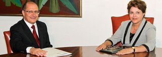 Em reunião com Dilma, Alckmin critica unificação do ICMS
