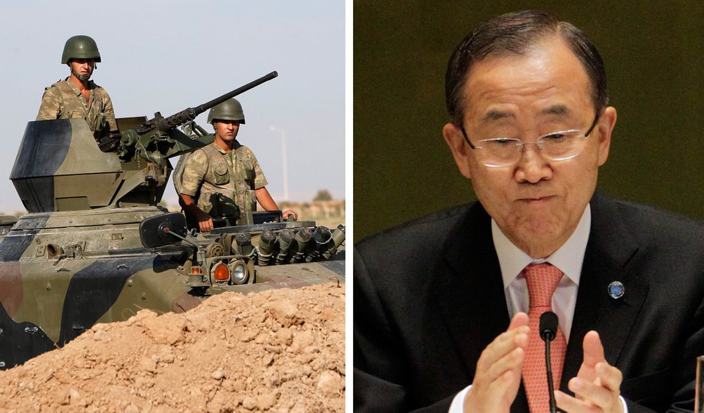 Chefe da ONU se diz alarmado com tensão entre Síria e Turquia