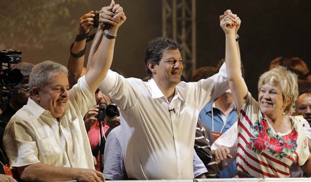 Haddad ganha força de Lula e Marta em São Paulo