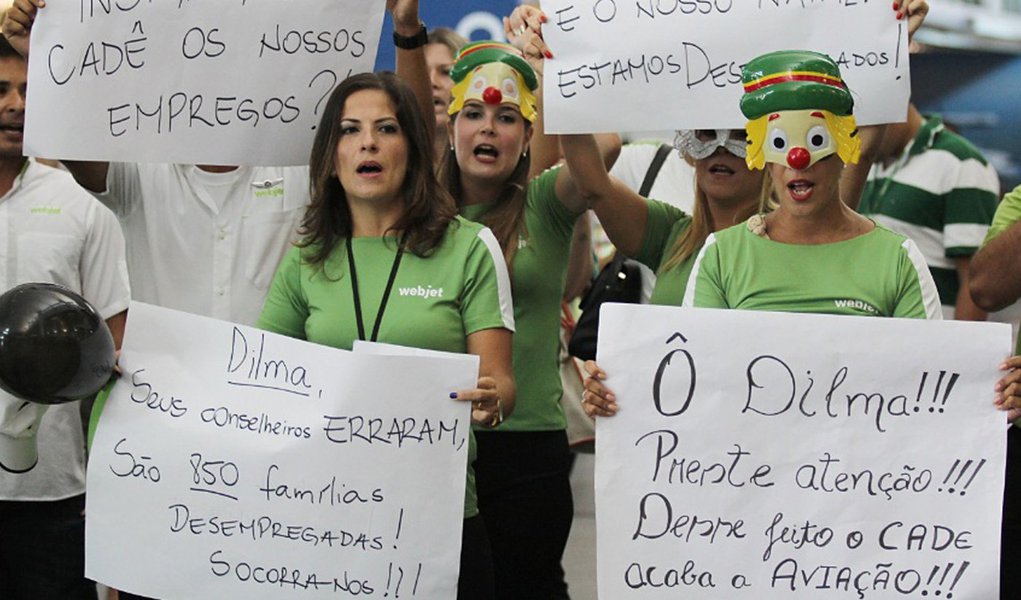 Webjet: demitidos pedem socorro a Dilma na Bahia