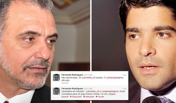 Pelegrino recusa debate com ACM Neto