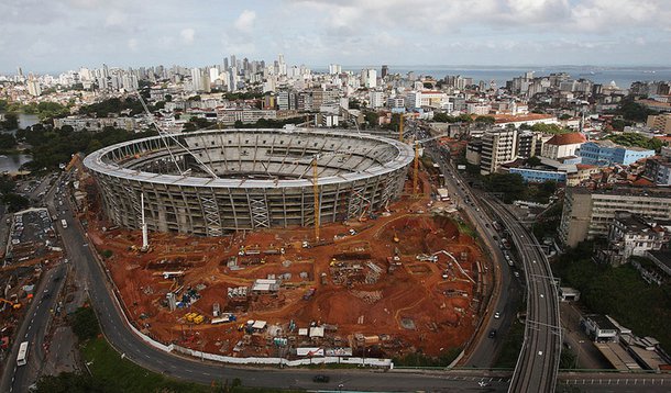 Arena Fonte Nova recebe visita da Fifa e do COL nesta quarta