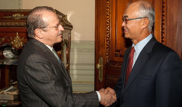 Tarso recebe embaixador da Coreia do Sul no Brasil