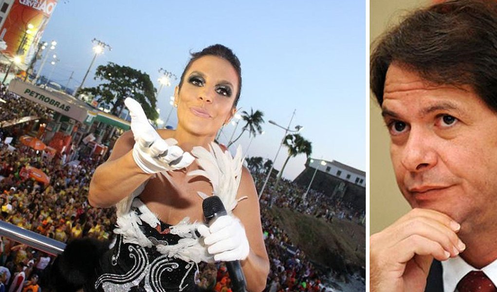 Show de Ivete dá dor de cabeça a Cid Gomes