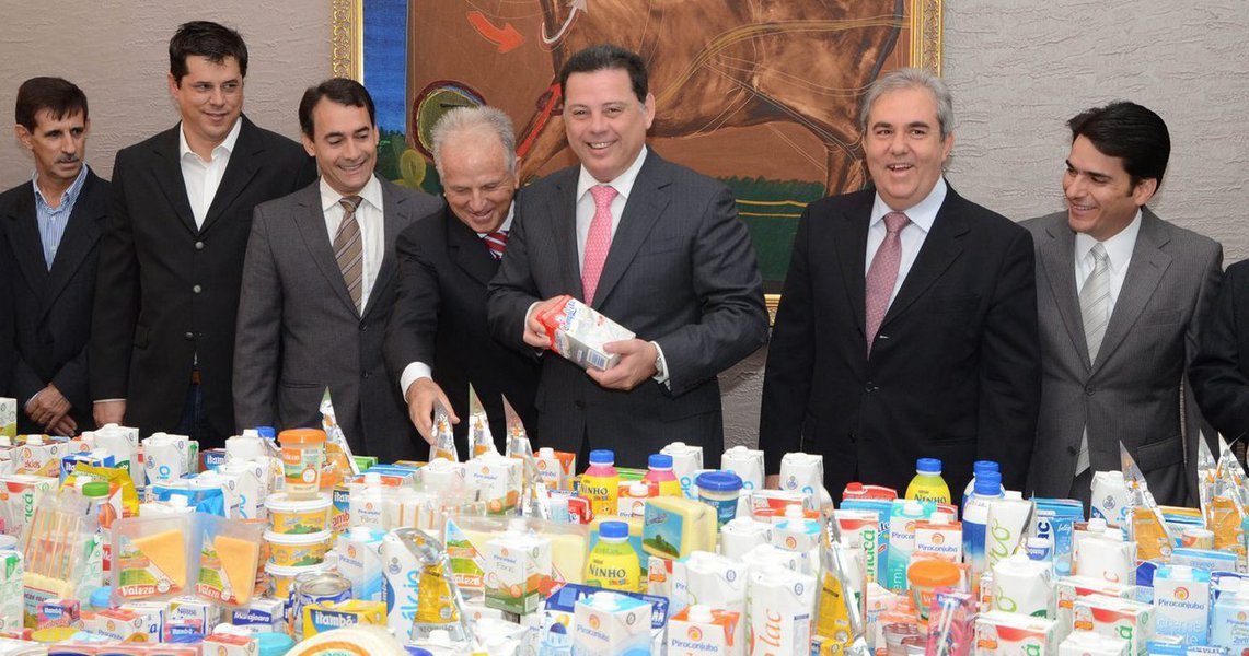 Doação contempla OVG com 63 mil litros de leite