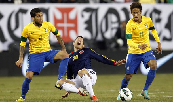 Neymar perde pênalti e Brasil empata com Colômbia