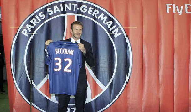 Aos 37 anos, Beckham assina com PSG