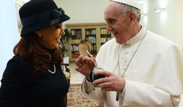 Para o Globo, papa vai conter Cristina