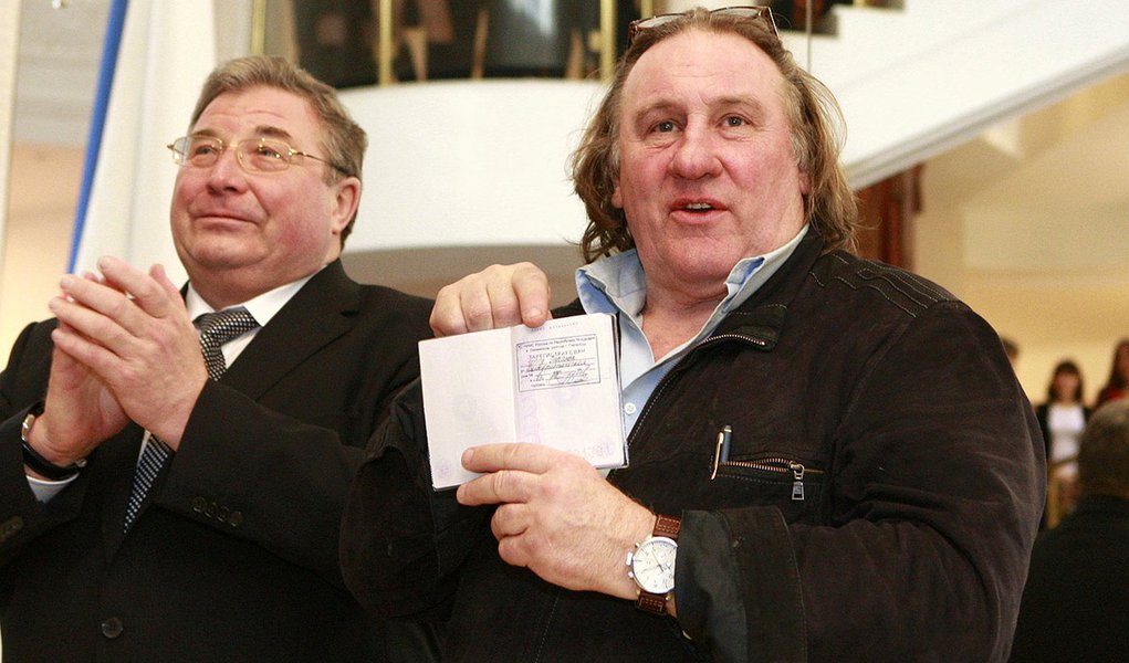 Depardieu já é russo