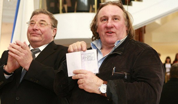 Depardieu já é russo