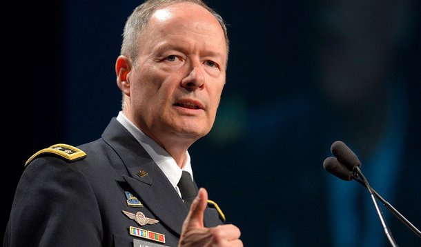 National Security Agency Director Gen. Keith Alexander speaks to AFCEA (Armed Forces Communications Electronics Association) International during a Cyber Symposium in Baltimore, Maryland June 27, 2013. The U.S. National Security Agency for over two years 