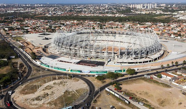 Obras no entorno do Castelão estão atrasadas