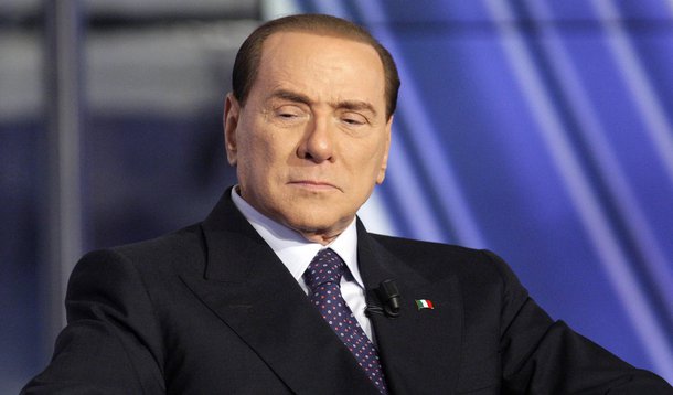 Berlusconi discute com apresentador de TV
