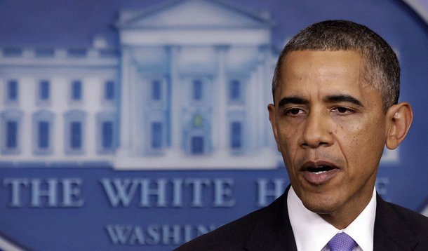 U.S. President Barack Obama speaks to the media in the briefing room of the White House in Washington after the Senate passed the bill to reopen the government October 16, 2013. The U.S. Senate approved a deal on Wednesday to end a political crisis that p