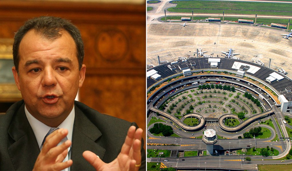 Cabral quer gestão compartilhada no Galeão