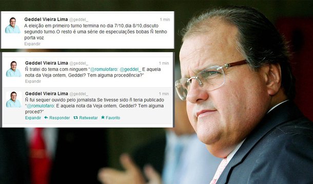 Geddel desmente acordo com ACM Neto por 2014