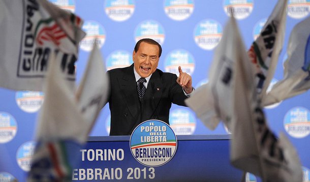 Contagem inicial na Itália mostra Berlusconi à frente no Senado