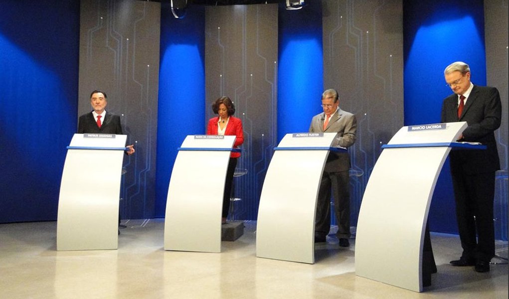 Patrus e Lacerda fazem debate morno na Globo