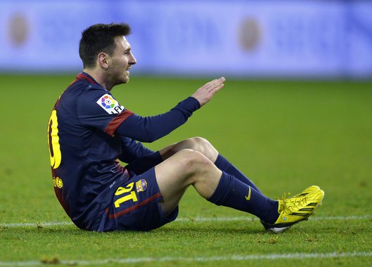 Com nova vitória, Messi termina ano com 91 gols 