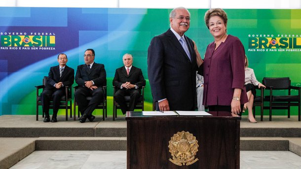 Dilma empossa César Borges nos Transportes
