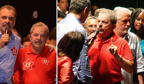 Lula percorre Avenida Suburbana com Pelegrino