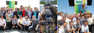 Dilma passa carnaval na BA e segue tour nordestino
