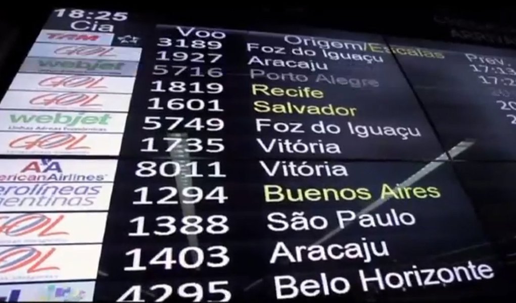 Vídeo da Infraero mostra a rotina dos aeroportos do país
