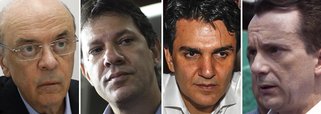 Serra, Haddad e Chalita: todos contra Celso