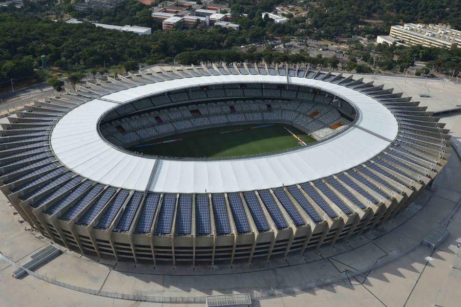 Mineirão estreia usina solar em estádios da Copa