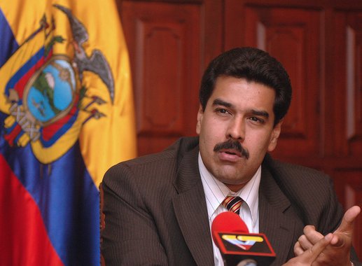 Nicolas Maduro, canciller de Venezuela habla durante una conferencia de prensa el 07 de febrero de 2007 en Quito. Maduro destac