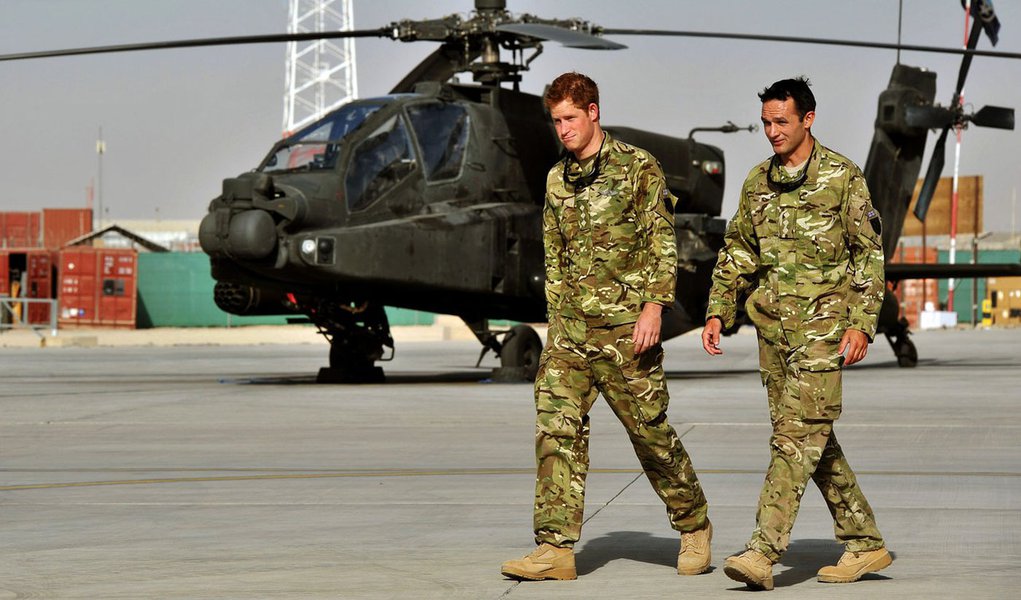 Príncipe Harry é enviado para missões em reduto do Talebã