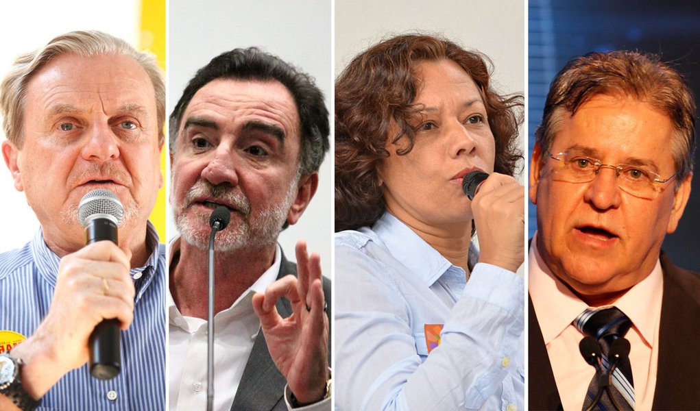 Patrus e Lacerda duelam em debate na TV Alterosa