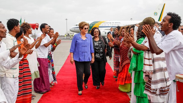 Na Etiópia, Dilma defende união africana
