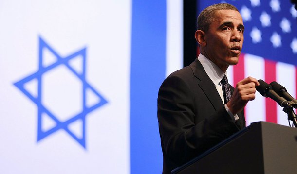 Em Israel, Obama defende Palestina
