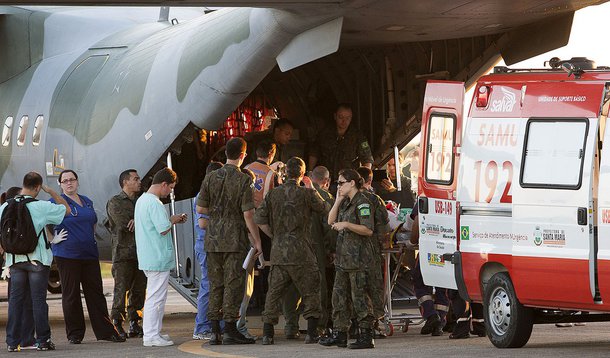 Sobe para 143 nº de internados após tragédia