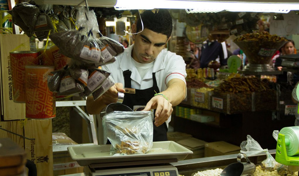 SÃƒO PAULO, SP, 14.10.2012: MERCADÃƒO -
Mercado Municipal - Centro de SÃ£o Paulo. (Foto: Jacques Royzen/Folhapress)