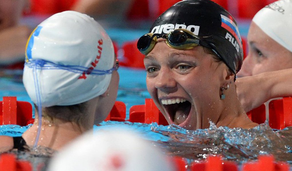 Russa bate recorde mundial dos 50m