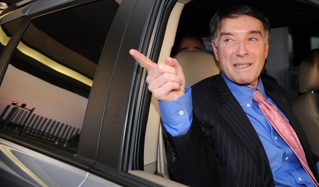 Eike Batista ,Presidente do Grupo EBX deixa o palacio da Alvorada apos encontro com o presidente Lula
