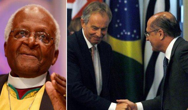 Nobel da Paz despreza Blair, guru de Alckmin