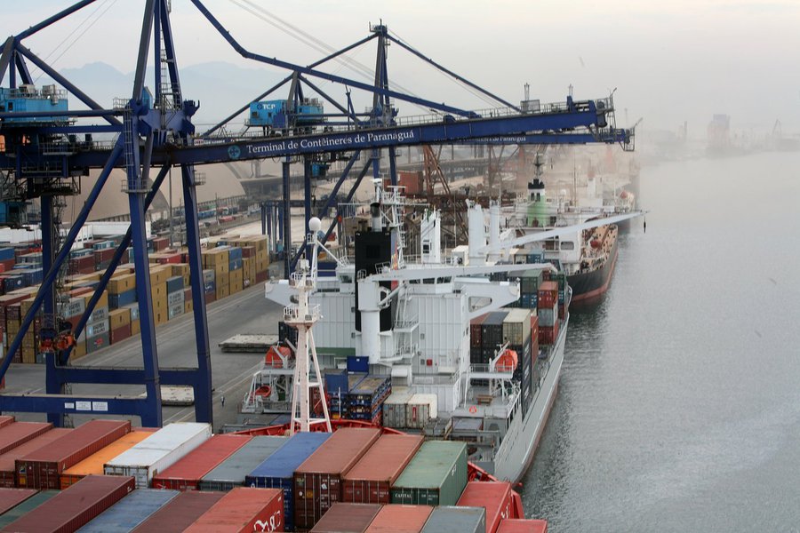 27.07.06 - Porto de Paranagu�. Foto de GilsonAbreu/FIEP.