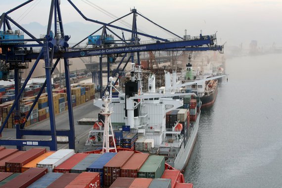 27.07.06 - Porto de Paranagu�. Foto de GilsonAbreu/FIEP.