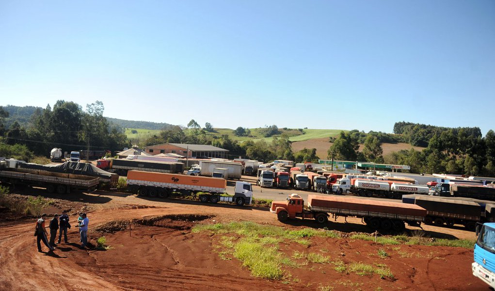 Rio Grande do Sul teve 35 bloqueios em 7 rodovias
