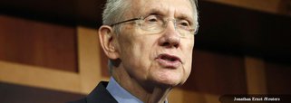 U.S. Senate Majority Leader Harry Reid (D-NV) addresses reporters at a news conference at the U.S. Capitol in Washington, October 12, 2013. Congressional negotiations to end a U.S. fiscal crisis that has gripped Washington and spooked financial markets hu