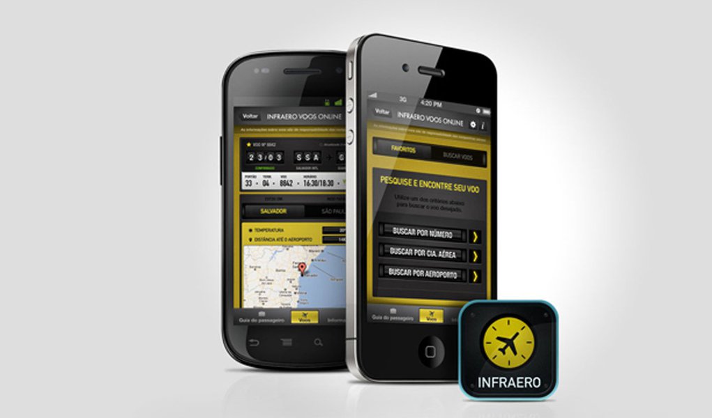 Aplicativo da Infraero voos online chega às redes sociais