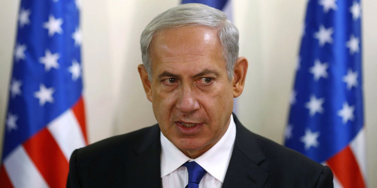 Israel's Prime Minister Benjamin Netanyahu speaks to the media after a meeting with U.S. Secretary of State John Kerry at the prime minister's office in Jerusalem, Israel, Sunday, Sept. 15, 2013. Standing alongside Kerry, Netanyahu welcomed the U.S.-Russi